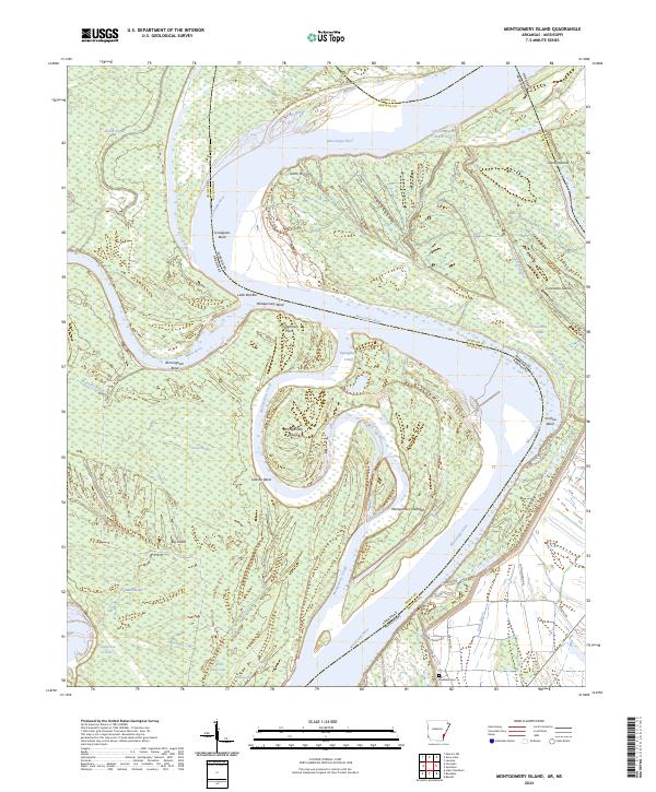 USGS Topographic Map – Montgomery Island