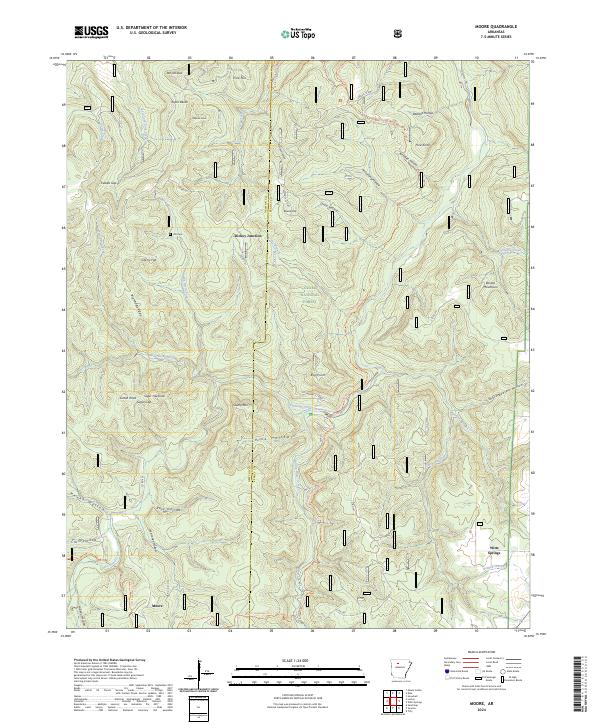 USGS Topographic Map – Moore