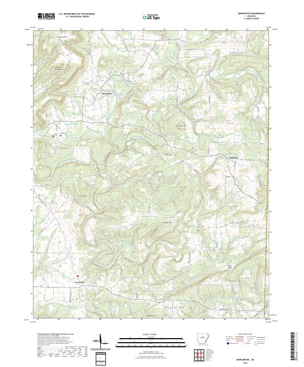 USGS Topographic Map – Morganton