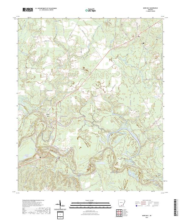 USGS Topographic Map – Moro Bay