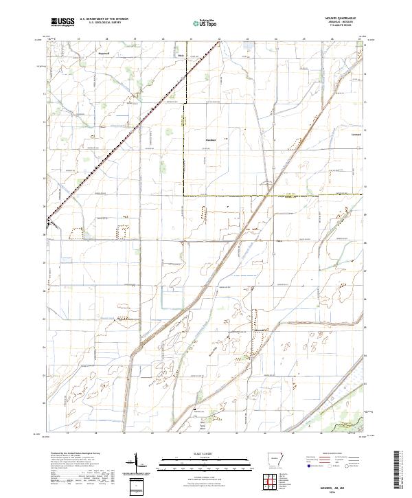 USGS Topographic Map – Mounds