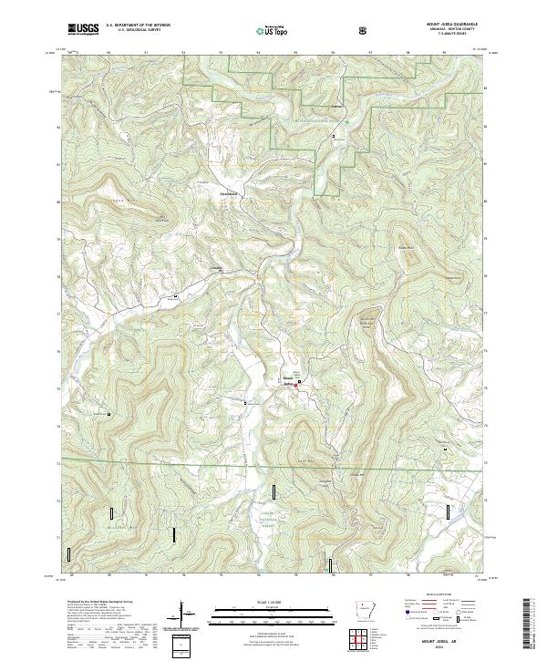 USGS Topographic Map – Mount Judea