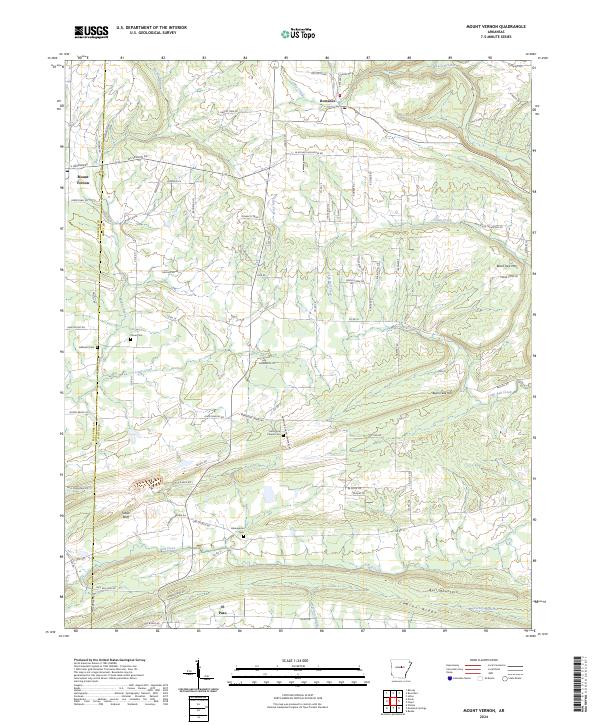 USGS Topographic Map – Mount Vernon