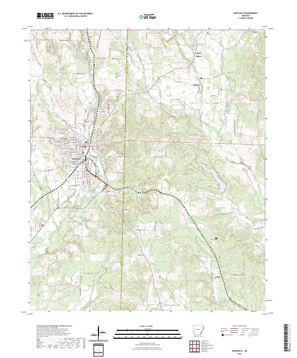 USGS Topographic Map – Nashville