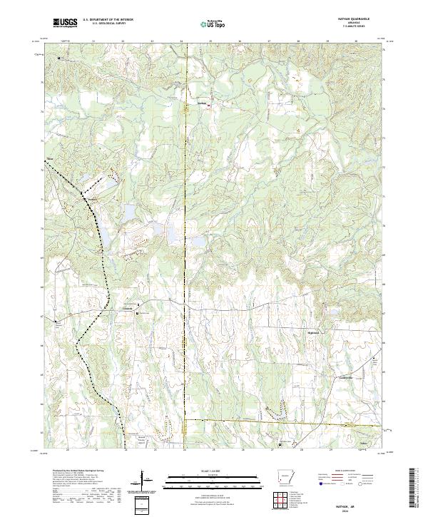 USGS Topographic Map – Nathan
