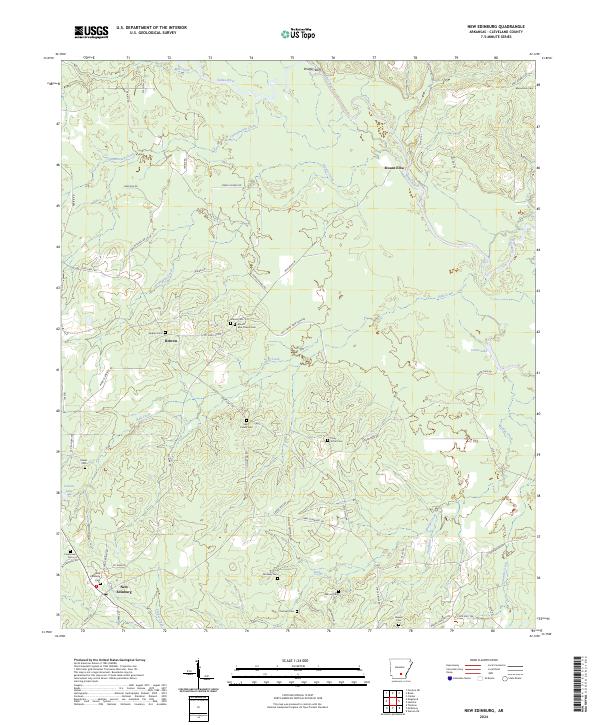 USGS Topographic Map – New Edinburg