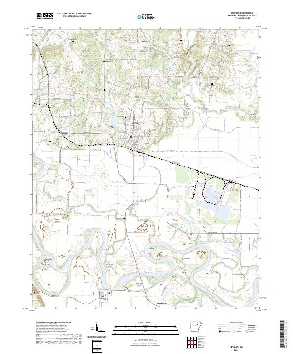 USGS Topographic Map – Newark