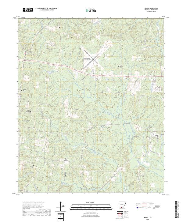 USGS Topographic Map – Newell
