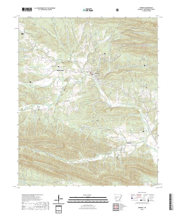 USGS Topographic Map – Norman