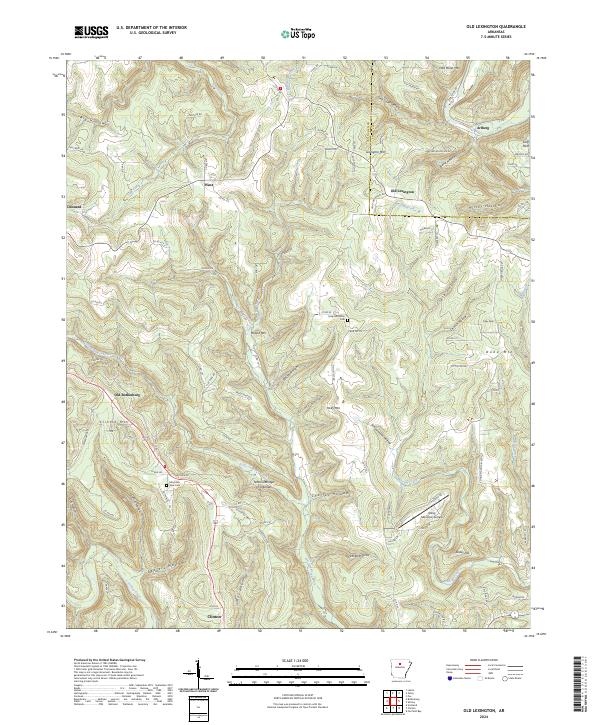 USGS Topographic Map – Old Lexington