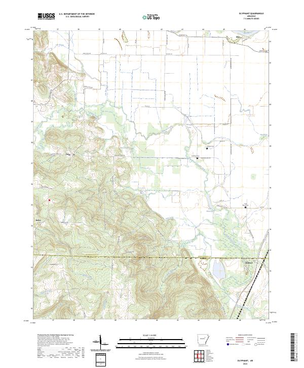 USGS Topographic Map – Olyphant