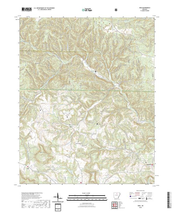 USGS Topographic Map – Onia