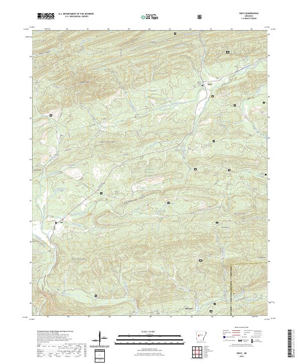USGS Topographic Map – Onyx