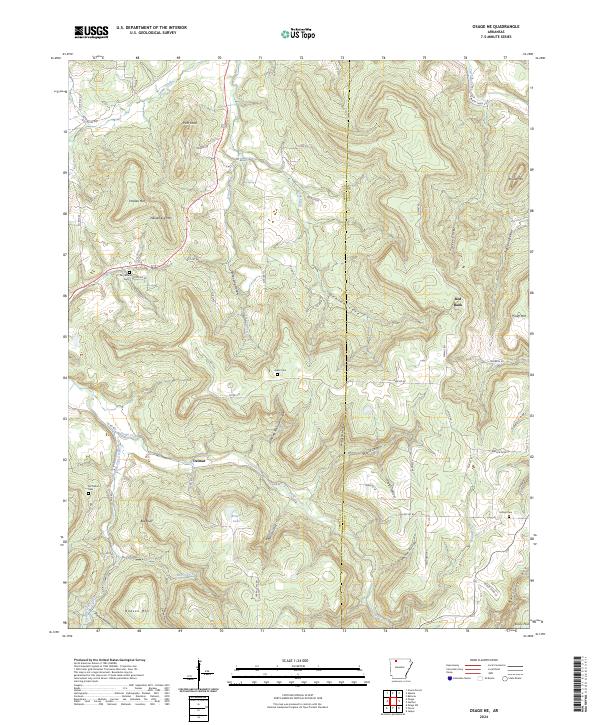 USGS Topographic Map – Osage NE