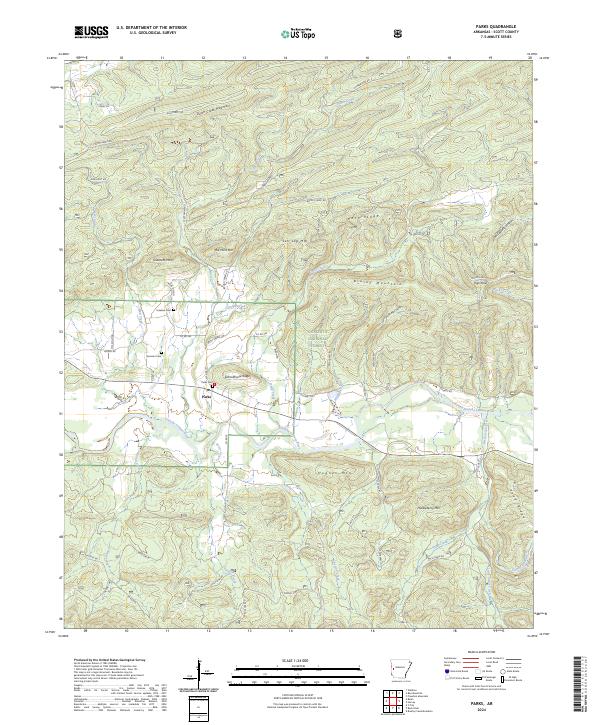 USGS Topographic Map – Parks