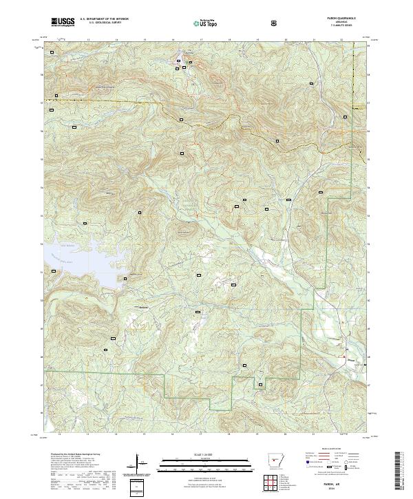 USGS Topographic Map – Paron