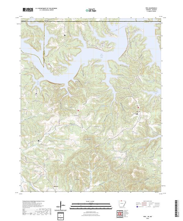 USGS Topographic Map – Peel