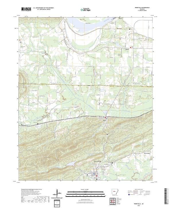 USGS Topographic Map – Perryville