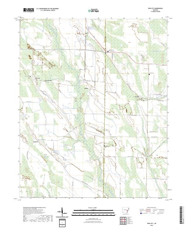 USGS Topographic Map – Pine City