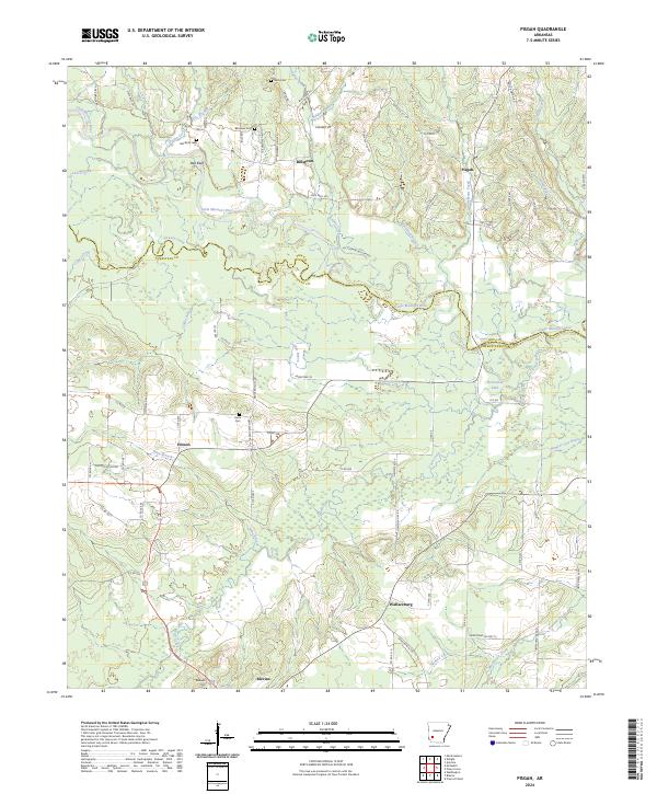 USGS Topographic Map – Pisgah
