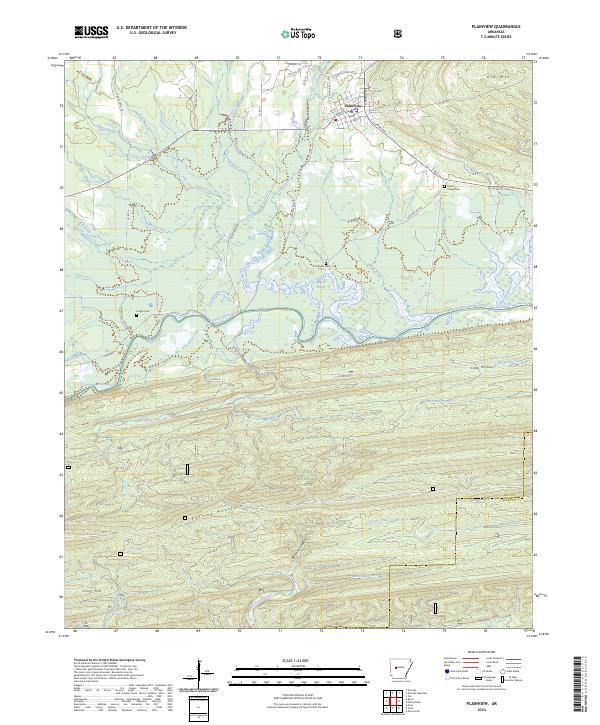 USGS Topographic Map – Plainview