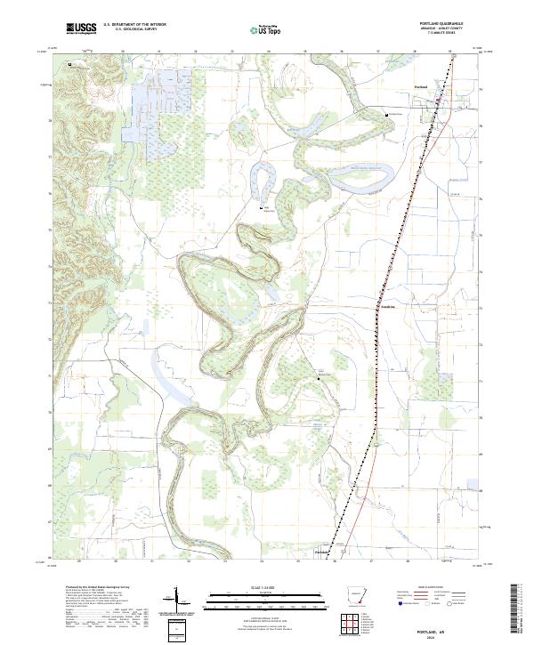 USGS Topographic Map – Portland