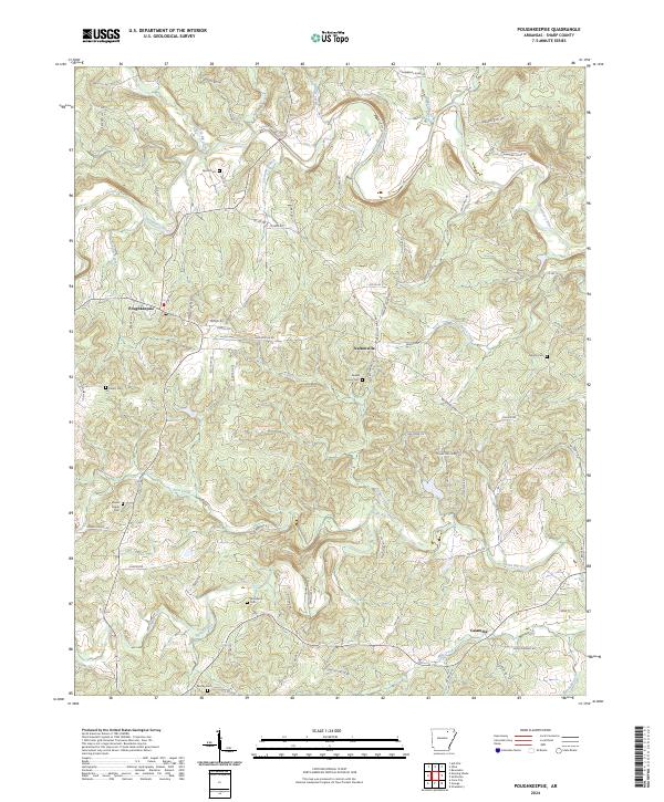 USGS Topographic Map – Poughkeepsie