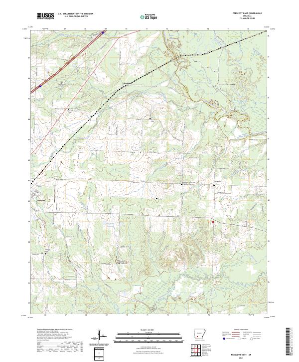USGS Topographic Map – Prescott East