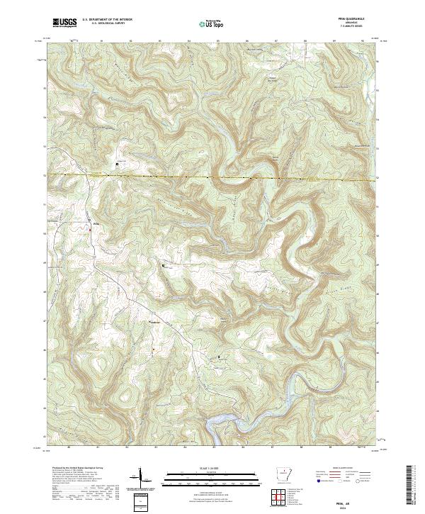USGS Topographic Map – Prim