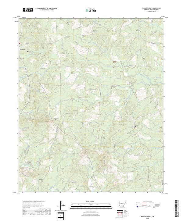 USGS Topographic Map – Princeton East