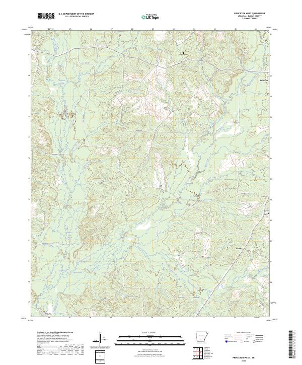 USGS Topographic Map – Princeton West
