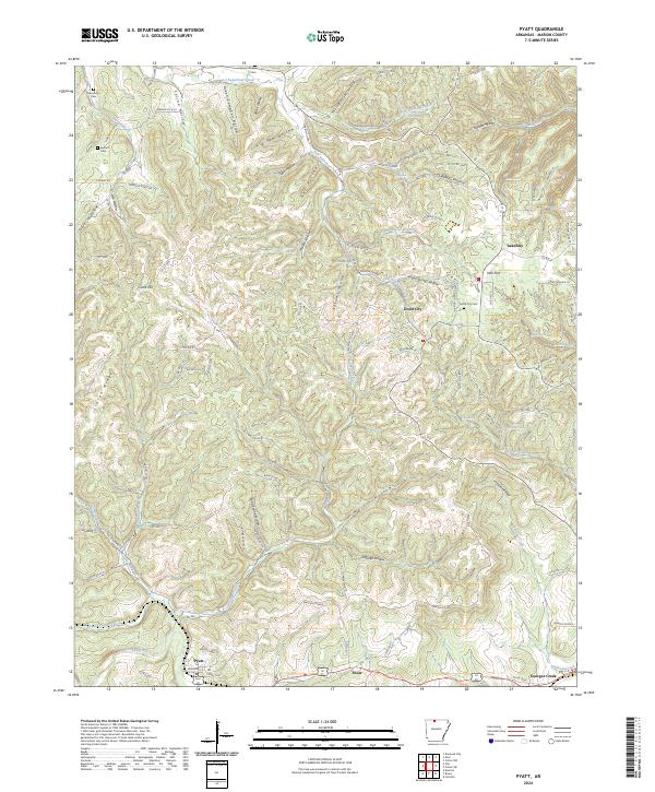 USGS Topographic Map – Pyatt