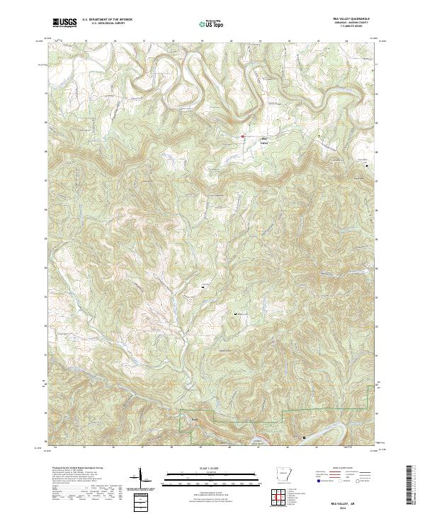 USGS Topographic Map – Rea Valley
