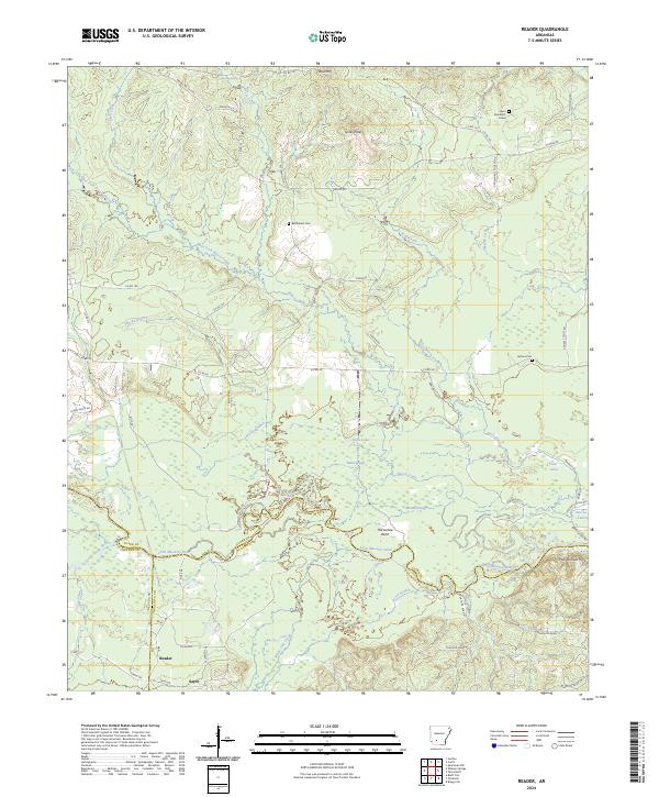 USGS Topographic Map – Reader