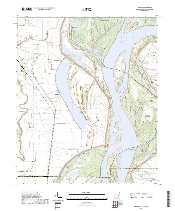USGS Topographic Map – Readland