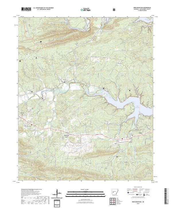 USGS Topographic Map – Reed Mountain