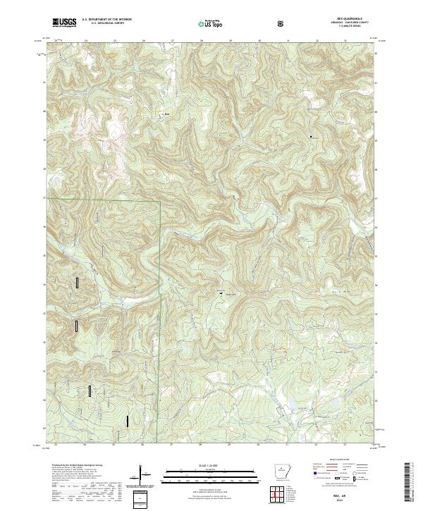 USGS Topographic Map – Rex