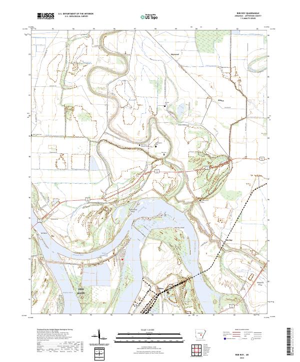 USGS Topographic Map – Rob Roy