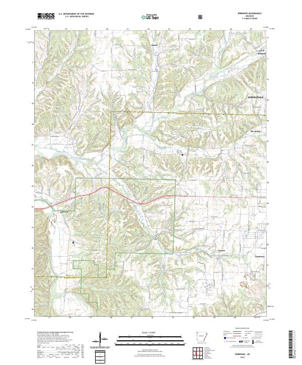 USGS Topographic Map – Robinson