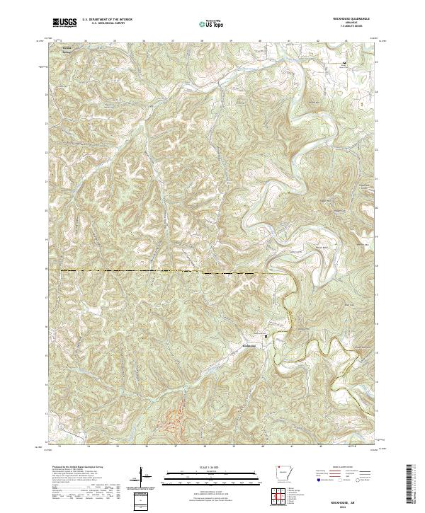 USGS Topographic Map – Rockhouse