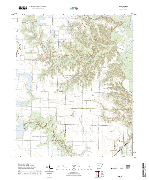 USGS Topographic Map – Roe