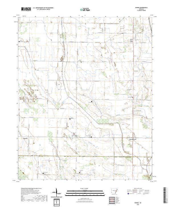 USGS Topographic Map – Rondo