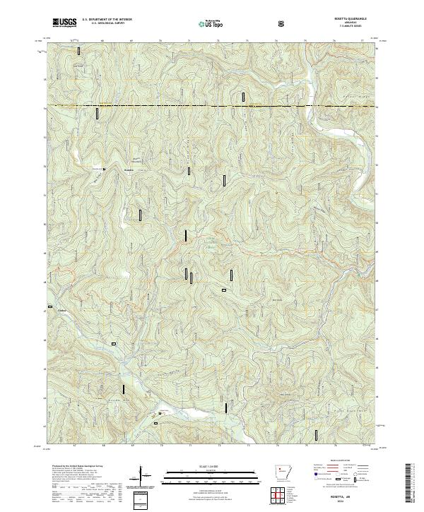 USGS Topographic Map – Rosetta