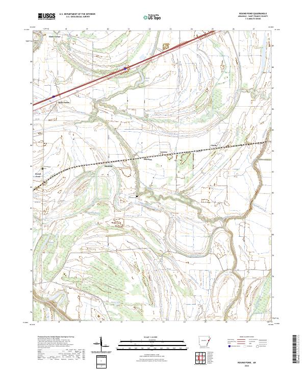 USGS Topographic Map – Round Pond