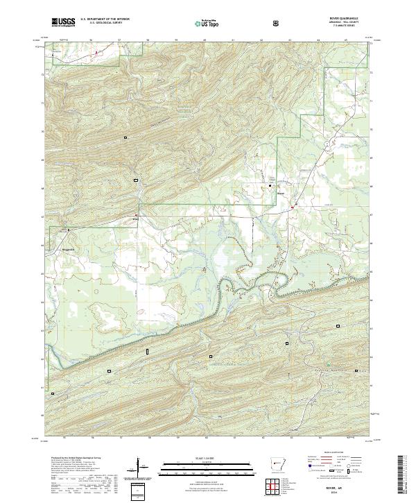 USGS Topographic Map – Rover