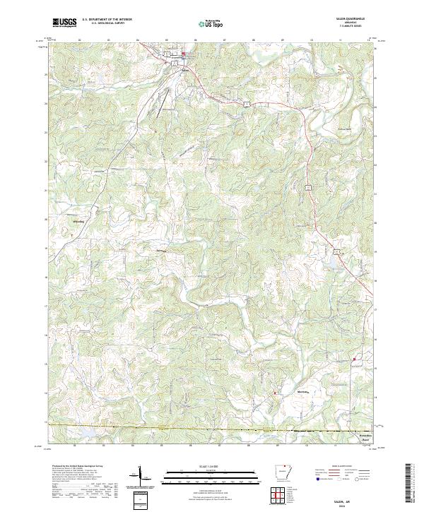 USGS Topographic Map – Salem