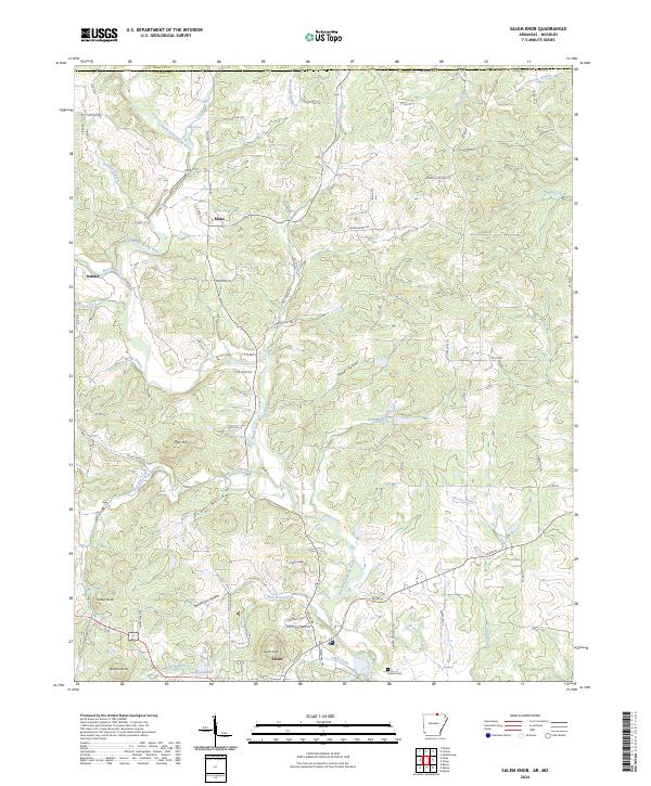 USGS Topographic Map – Salem Knob