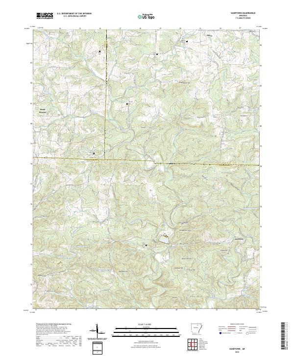 USGS Topographic Map – Sandtown