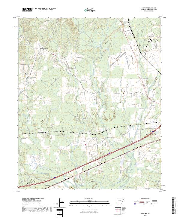 USGS Topographic Map – Sheppard