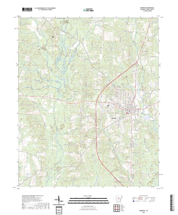 USGS Topographic Map – Sheridan